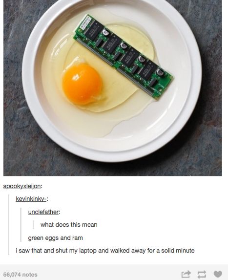 Green eggs and ram