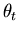 $\theta_t$